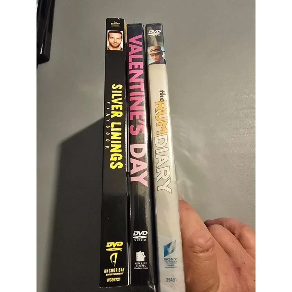3 DVDS titles in description‎
